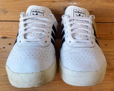 Adidas 350 Low Leather Trainers UK8/US8.5/EU42 CQ2780 White/Black/Gold