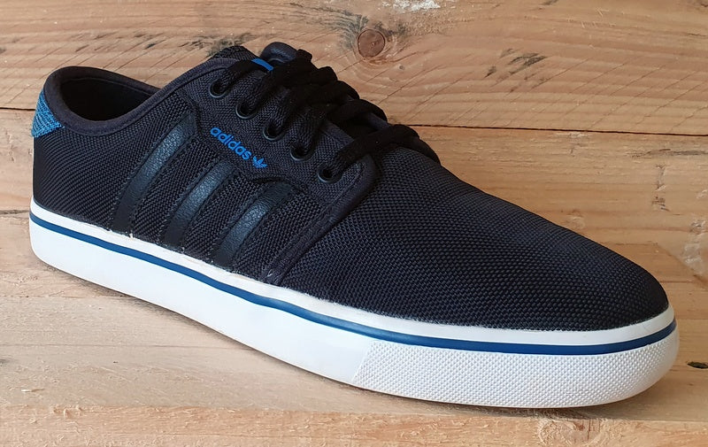 Adidas Seeley Skateboarding Low Trainers UK6 US6.5 EU39 C75711 Black Blue