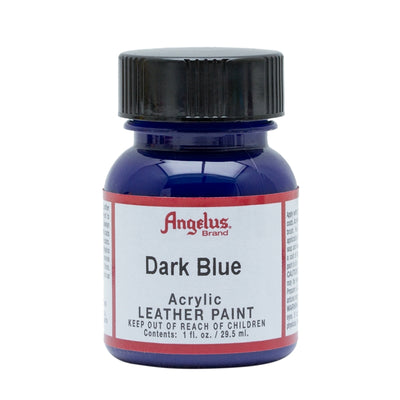 Angelus Acrylic Leather Paint - Dark Blue - 1fl oz / 30ml - Custom Sneakers