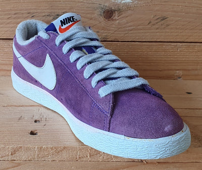 Nike Blazer Premium Low Suede Trainers UK6/US7/EU40 538402-501 Purple/Grey