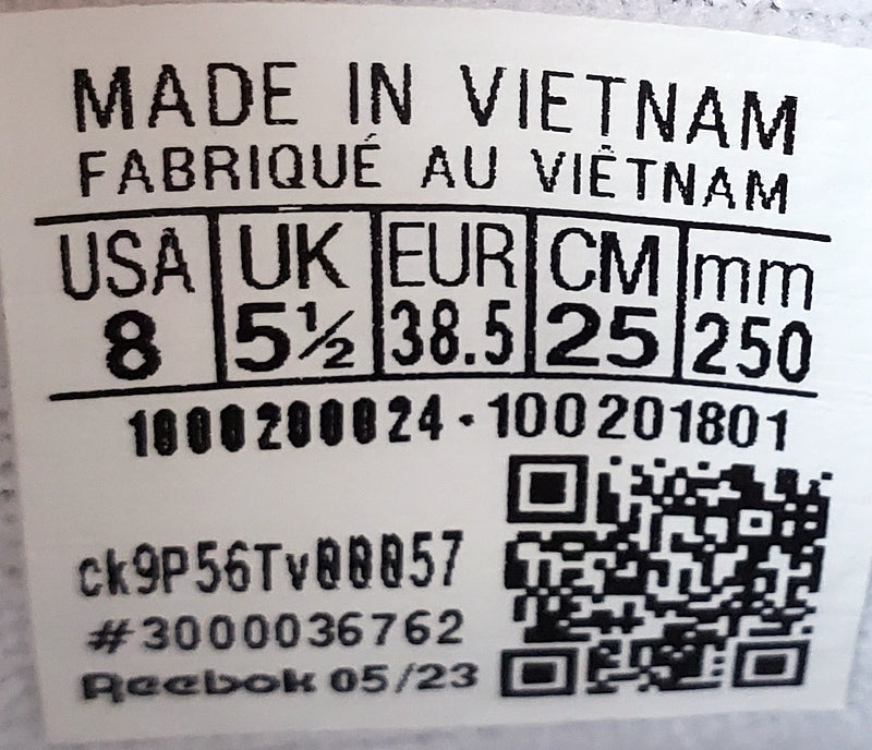 Reebok Classic Platform Leather Trainers UK5.5/US8/EU38.5 100201801 Triple White