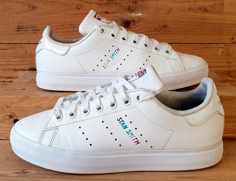 Adidas Stan Smith Low Leather Trainers UK5/US5.5/EU38 GW2521 White/Pink/Blue