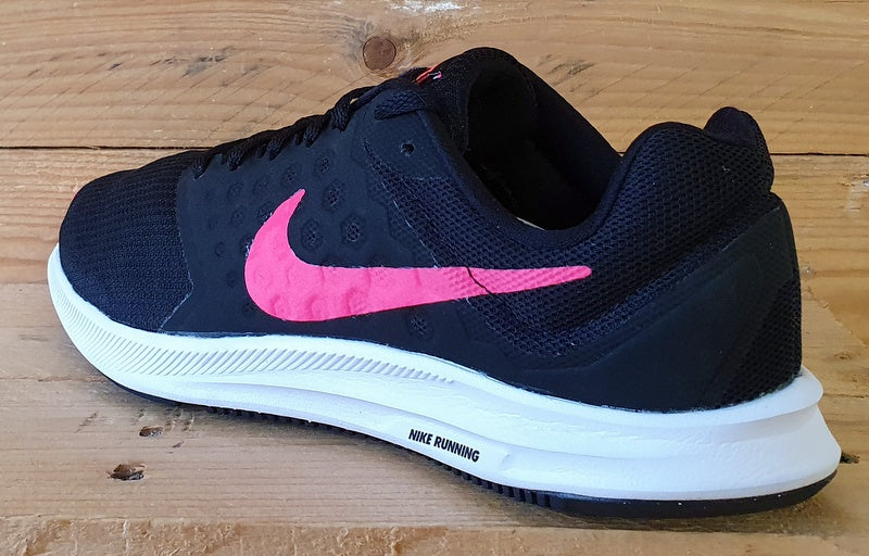 Nike Downshifter Low Textile Trainers UK5/US7.5/EU38.5 852466-008 Black/Pink