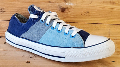 Converse All Star Low Canvas Trainers UK9/US9/EU42.5 106855 Blue/White/Grey