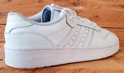 Adidas Rivalry Low Leather Trainers UK9/US9.5/EU43 GX2272 Triple White