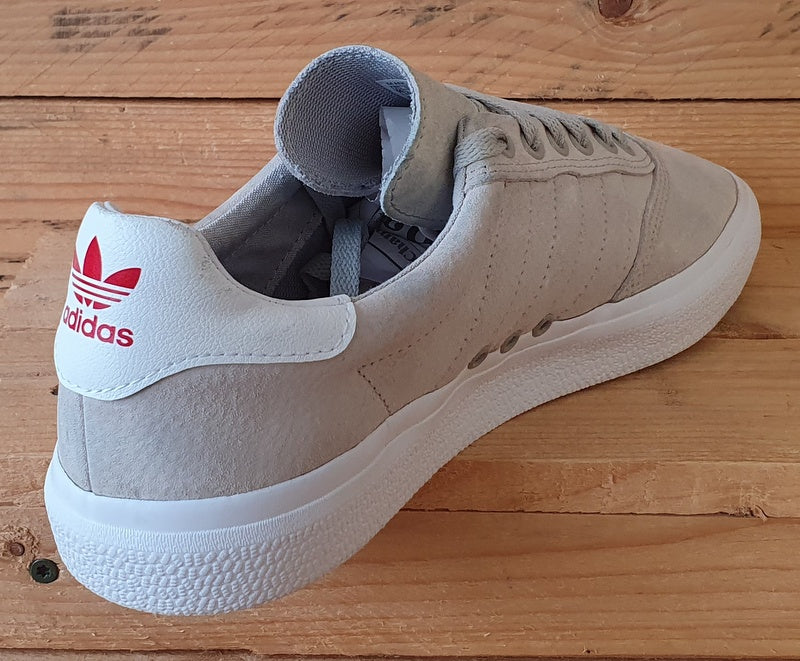 Adidas 3MC Vulc Low Leather Trainers UK10/US10.5/EU44.5 EE6087 Grey/White