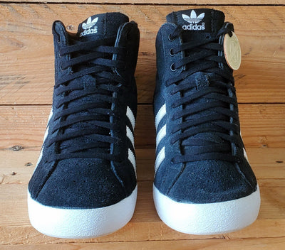 Adidas Basket Profi Up Mid Suede Trainers UK4/US5.5/EU36.5 G95650 Black