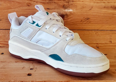 Fila Corda Low Leather/Suede Trainers UK4.5/US7/EU38 5TM02042-160 White/Green