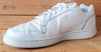 Nike Ebernon Low Leather Trainers UK8.5/US9.5/EU43 AQ1775-100 Triple White