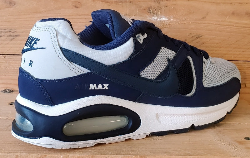Nike Air Max Command Textile Trainers UK7/US8/EU41 629993-045 Pure Platinum/Navy