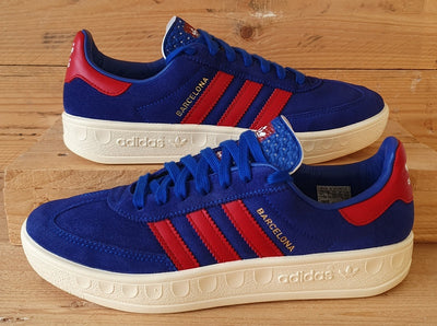 Adidas Barcelona City Series Suede Trainers UK7/US7.5/EU40.5 FX5642 Royal Blue