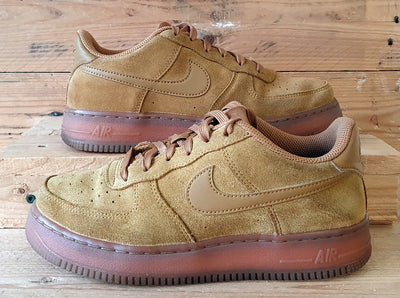 Nike Air Force 1 LV8 Low Suede Trainers UK5/US5.5Y/EU38 BQ5485-700 Wheat