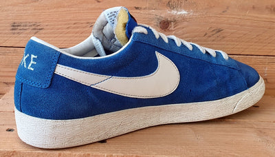 Nike Blazer Low Premium PRM Suede Trainers UK10/US11/EU45 538402-403 Prize Blue