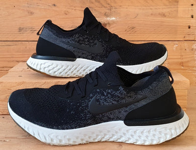 Nike Epic React Flyknit Low Trainers UK7.5/US8.5/EU42 AQ0067-001 Black/White