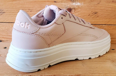 Reebok Club C Double Geo Low Leather Trainers UK3.5/US6/EU36.5 H69145 Pink