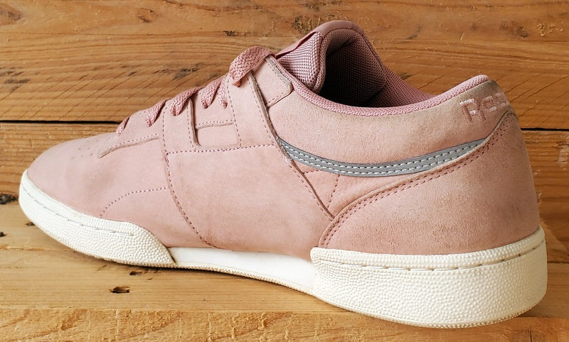 Reebok Club Workout Low Suede Trainers UK10/US11/EU44.5 BS9850 Chalk Pink