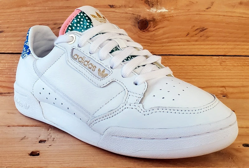 Adidas Continental 80 Low Leather Trainers UK4/US5.5/EU36.5 FW2534 White