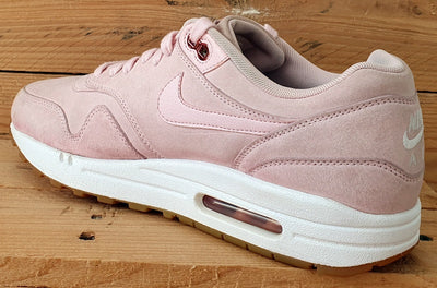 Nike Air Max 1 Low Suede Trainers UK7/US9.5/EU41 919484-600 Prism Pink