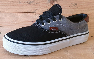 Vans Off The Wall Low Canvas Trainers UK2/US2.5/EU33 TB4R Grey/Black