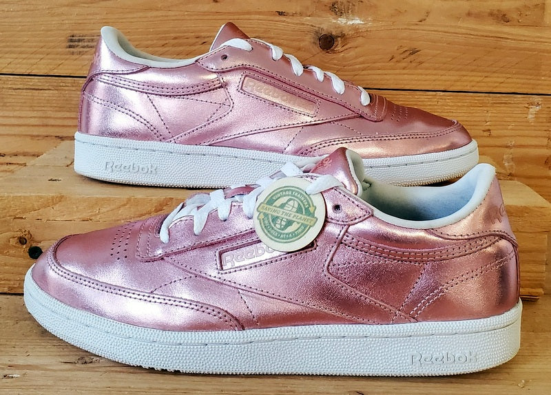 Reebok Club C 85 Low Leather Trainers UK6/US8.5/EU39 CN0512 Pink Shine/White