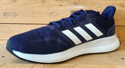 Adidas Runfalcon Low Textile Trainers UK9.5/US10/EU44 F36201 Navy/White