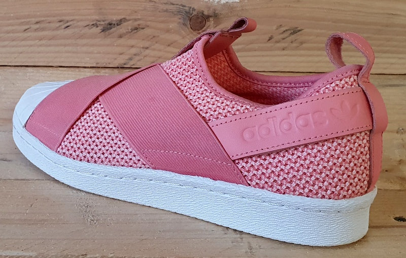 Adidas Superstar Slip On Low Textile Trainers UK6/US7.5/EU39 BY2950 Tactile Rose