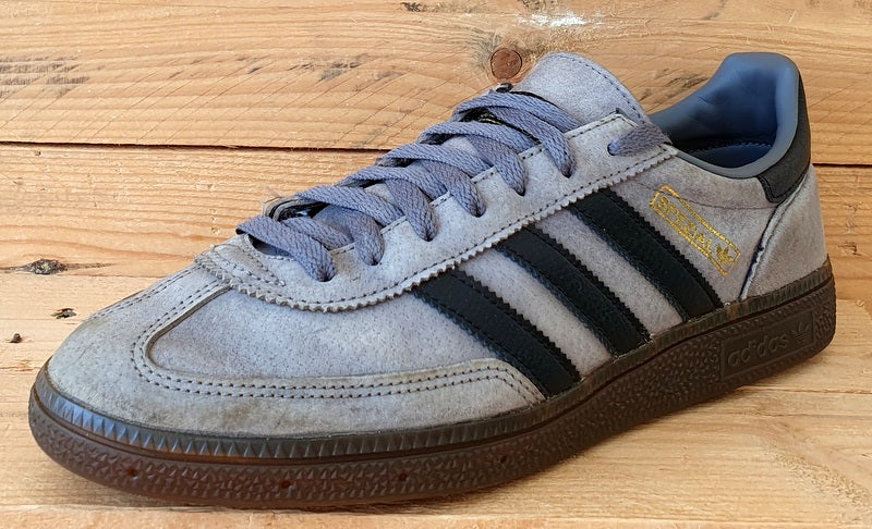 Adidas Handball Spezial Low Suede Trainers UK8/US8.5/EU42 GY9420 Grey/Black Gum