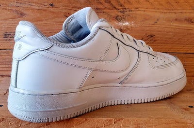 Nike Air Force 1 Low Leather Trainers UK10/US11/EU45 CW2288-111 Triple White
