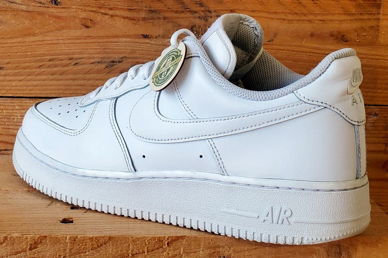 Nike Air Force 1 Low Leather Trainers UK10/US11/EU45 CW2288-111 Triple White
