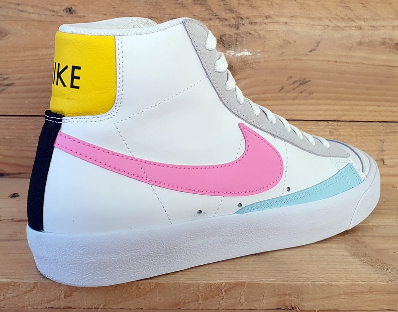 Nike Blazer Mid Leather Trainers UK6/US8.5/EU40 DA4295-100 Vintage Pastel