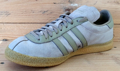 Adidas Topanga Low Suede Trainers UK10/US10.5/EU44.5 S75503 Grey/Green gum