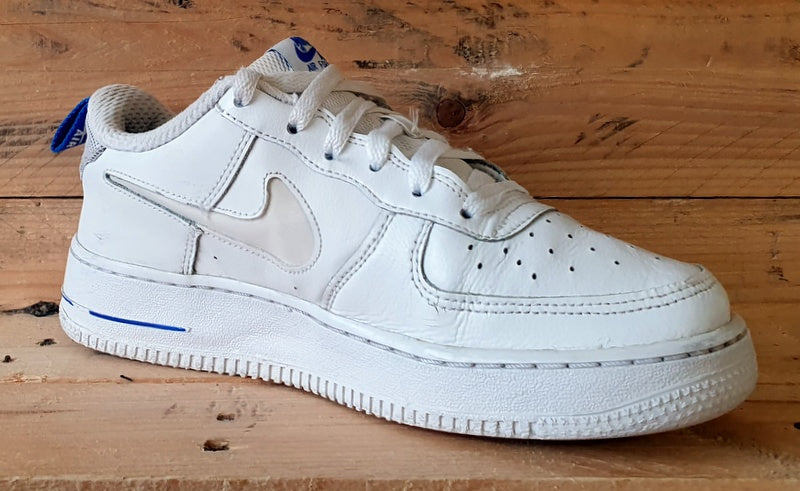 Nike Air Force 1 Low Leather Trainers UK5.5/US6Y/EU38.5 DD3227-100 Blue/White