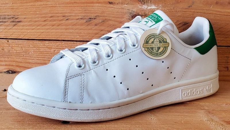 Adidas Stan Smith Low Leather Trainers UK7/US7.5/EU40.5 M20324 White/Green