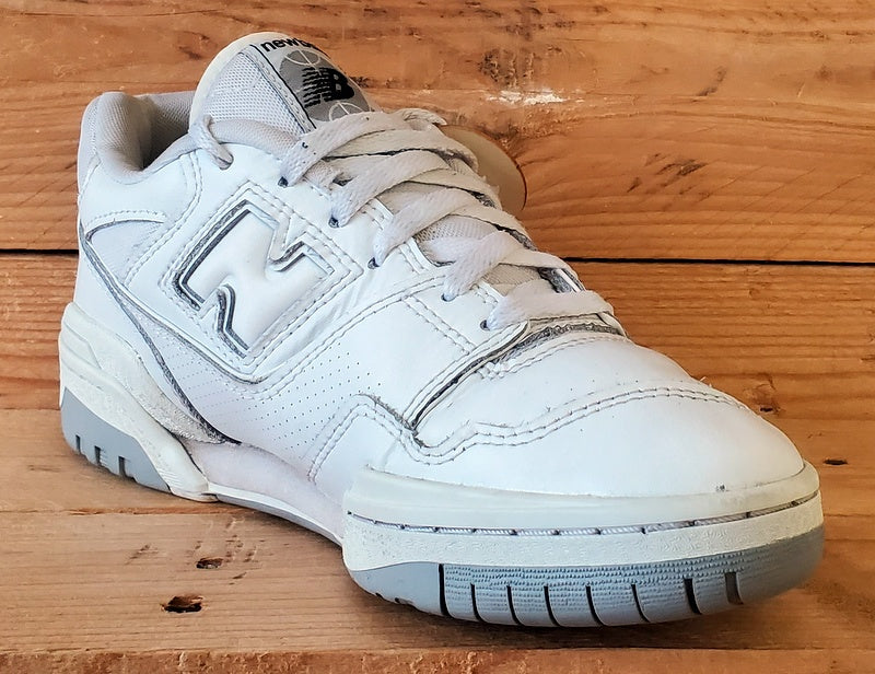 New Balance 550 Low Leather Trainers UK6/US6.5/EU39.5 BB550PB1 White/Grey