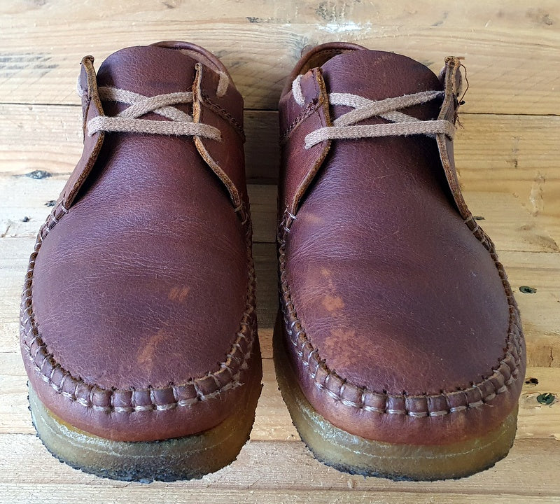 Clarks Originals Weaver Leather Shoes UK9/US10/EU43 26121693 Tan Brown