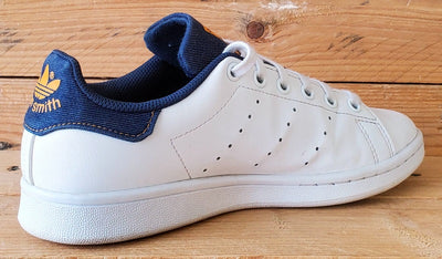 Adidas Stan Smith Low Leather Trainers UK4.5/US5/EU37 GZ7359 White/Navy