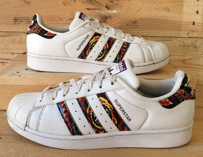Adidas Superstar Low Leather Trainers UK7.5/US9/EU41 BB0688 White Casual