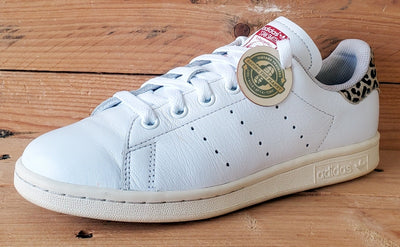 Adidas Stan Smith Low Leather Trainers UK4.5/US6/EU37 FV8080 White/Leopard
