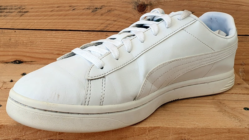 Puma plain white shoes online