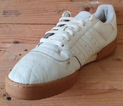 Adidas Powerphase Low Leather Trainers UK11.5/US12/EU46.5 FU9542 Off-White