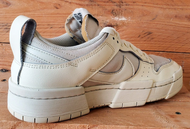 Nike Dunk Disrupt Low Leather Trainers UK5.5/US8/EU39 CK6654-105 Coconut Milk