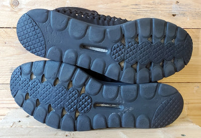 Nike Mayfly Woven Low Suede Trainers UK10/US11/EU45 833132-003 Triple Black