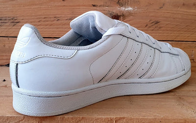 Adidas Superstar Foundation Leather Trainers UK8/US8.5/EU42 B27136 Triple White