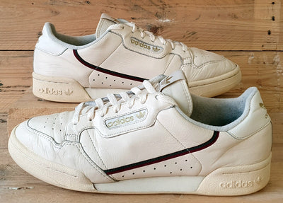 Adidas Continental 80 Low Leather Trainers UK12/US12.5/EU47 EE9692 Cream
