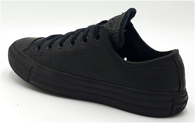 Converse All Star Leather Low Trainers 135253C Triple Black UK5/US7/EU37.5