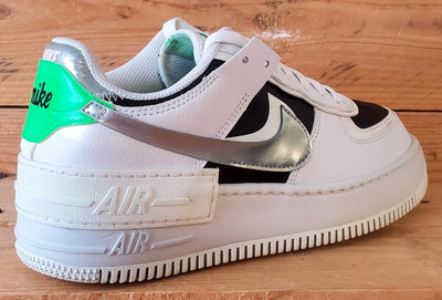 Nike Air Force 1 Shadow Leather Trainers UK5.5/US8/EU39 DN8006-100 White/Black