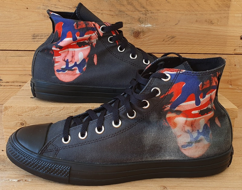 Converse x Andy Warhol Pop Art Canvas Trainers UK10/US10/EU44 149486C Black