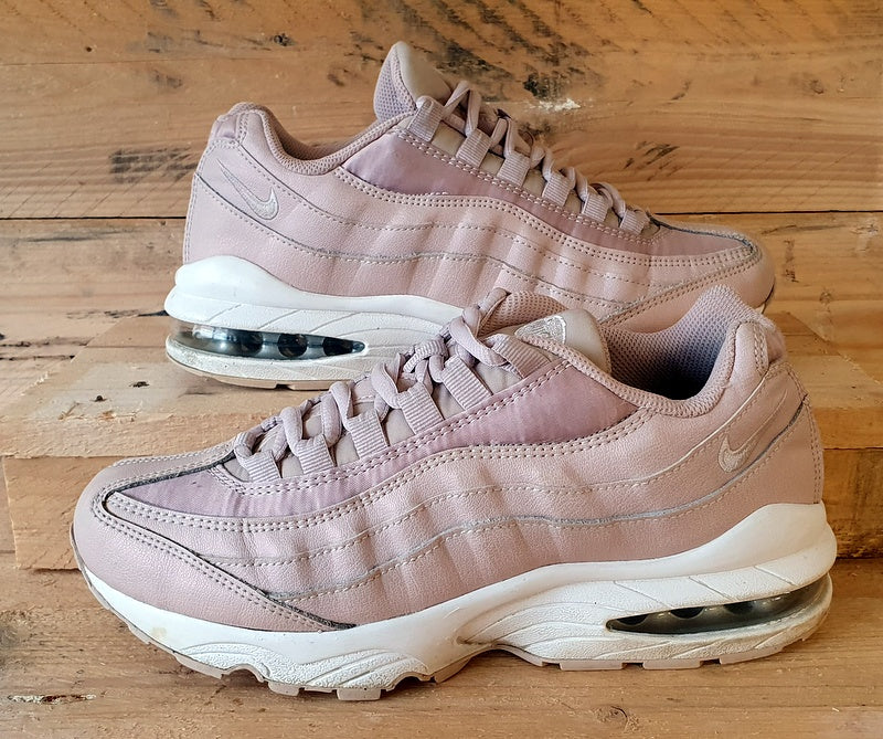 Nike Air Max 95 Low Leather Trainers UK5.5/US6Y/E38.5 AV3187-600 Light Pale Pink