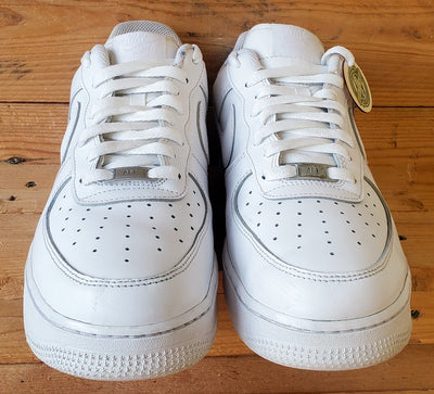 Nike Air Force 1 Low Leather Trainers UK10/US11/EU45 CW2288-111 Triple White