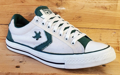 Converse All Star Low Canvas Trainers UK8.5/US8.5/EU42 136956C White/Green